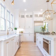 the kitchen is clean and ready for us to use in its new owner's home