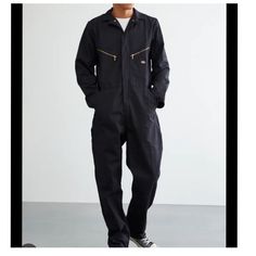 Urban Outfitters X Dickies Long Sleeve Coveralls _ Size: Small _ Condition: New With Tags! Black Relaxed Fit Overalls For Work, Black Relaxed Fit Overalls With Pockets, Black Fitted Utility Overalls, Fitted Black Utility Overalls, Black Overalls With Pockets For Streetwear, Black Utility Overall Jumpsuits, Black Utility Overalls Romper, Black Utility Overalls Jumpsuit, Black Utility Overall Jumpsuits And Rompers