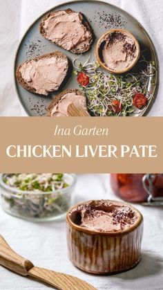 Ina Garten’s Chicken Liver Pate is made with chicken livers, onion, garlic, bay leaf, thyme, salt, water, unsalted butter, Cognac, and black pepper resulting in a a creamy spread that takes 20 minutes to prepare! Ina Garten Sandwich Recipes, Liver Spread Recipes, Chicken Liver Pate Recipe Ina Garten, Ina Garten Christmas Dinner, Liver Pate Recipe Chicken, Chicken Liver Pate Recipe Easy, Chicken Pate Recipe, Chicken Liver Pate Recipe, Chicken Pate