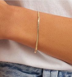 Adjustable Gold Bracelet, Herringbone Bracelet, Gorjana Jewelry, Mini Bracelet, Gold Plated Bracelets, Herringbone, Venice, Gold Bracelet, 18k Gold