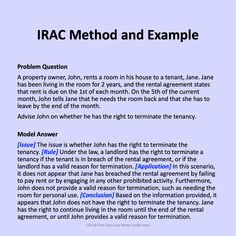 IRAC Method and Example Contract Law Aesthetic, Irac Method Law, Veritas Aequitas, Law Aesthetic, Exam Notes, Lsat Prep