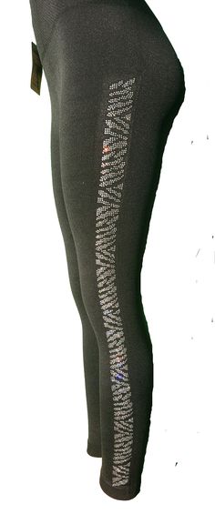 Sparkling Rhinestone embellished  strechable  leggings .95% polyester 5% Lycra .  Turn inside out and Cold wash available. Embellished Leggings, Legging Outfits, Womens Leggings, Water Waves, Wave Design, Girlfriend Gift, Gift For Girlfriend, Gift For Birthday, Outfits With Leggings