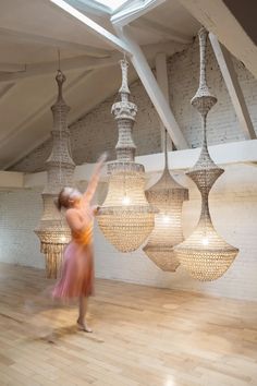 Macrame Chandelier, Slow Design, Old Montreal, Murano Chandelier, Macrame Ideas, Chandelier Lamp, Crochet Home