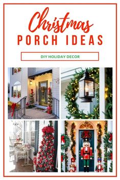 Greenery is a great way to embrace a natural holiday look, and paired with lights and colorful ornaments you can transform your front porch into a winter wonderland worthy of the season! Check out these stunning front porch Christmas decor ideas to inspire your holiday decorating.