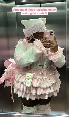 Plus Size Cutecore Outfit, Erokawa Outfits, Plus Size Cute Outfits Aesthetic, Gyaru Fashion Plus Size, Kawaii Outfit Plus Size, Pink Core Outfits, Girly Outfits Plus Size, Bimbocore Outfits Plus Size