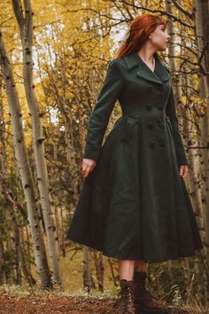 A stylish choice for the season - women dark green long wool coat. Stay warm and fashionable! 

SKU 3182
Link in bio

#WinterFashion #DarkGreenCoat #Longcoat #woolcoat #customcoat #womencoat #fitandflarecoat #Xiaolizihandmade Fits For Winter, Dark Green Coat, Wool Maxi Coat, Fit And Flare Coat, Green Wool Coat, The Flare, Winter Outwear, Outwear Coat, Long Wool Coat