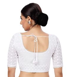 Buy White Readymade Round Neck Designer Saree Blouse Georgette Chikankari Lace Embroidery Women Sari Choli India Wedding Wear Fabric Tunic Top Online in India - Etsy Semi-stitched Lace Work Blouse Piece For Diwali, Traditional Chikankari Embroidery Blouse For Reception, Diwali Reception Blouse With Chikankari Embroidery, Anarkali Blouse With Chikankari Embroidery For Reception, Semi-stitched Wedding Blouse With Chikankari Embroidery, Diwali Semi-stitched Lace Blouse Piece, Chikankari Embroidery Blouse For Wedding And Diwali, Wedding Diwali Blouse With Chikankari Embroidery, Semi-stitched Lace Choli With Chikankari Embroidery