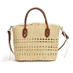 Place Of Origin : HE BEI  Province Types of bags : Shoulder Crossbody Bags Place Of Origin : HE BEI Province Occasion : Versatile Model Number : Summer Women Straw Beach Bag Handmade Hollow Raffia Circle Rattan Bags Exterior : Solid Bag Interior : Cell Phone Pocket,Interior Zipper Pocket Hardness : SOFT Closure Type : zipper Pattern Type : Knitting Gender : WOMEN Style : Casual Decoration : hollow out Number of Handles/Straps : Single Lining Material : Organic Cotton Handbags Type : Shoulder Bag Rattan Bags, Casual Purse, Cotton Handbag, Straw Beach Bag, Soft Pattern, Bag Interior, Rattan Bag, Women Style Casual, Woven Basket