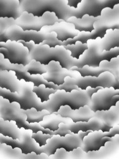 black and white photograph of clouds in the sky