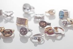 #touchstone has loads of sparkles .... some stack, while others make statements.  #shinemore Swarovski Rings, Crystal Springs, Jewelry Ads, Rings Jewelry