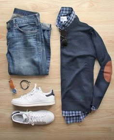 Read on to know the different ways you can style your basic flannel shirt to get 5 different looks! Stitch Fix Men, Mens Fall, 가을 패션