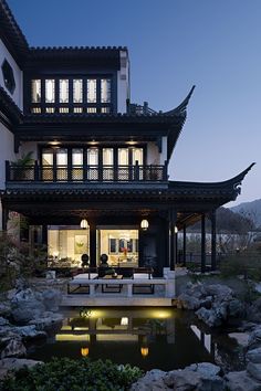 Japanese Mansion, Chinese House, Japanese Style House, Asian Architecture, Chinese Architecture, Japanese Architecture, Home Building Design, Luxury Homes Dream Houses, Dream House Interior