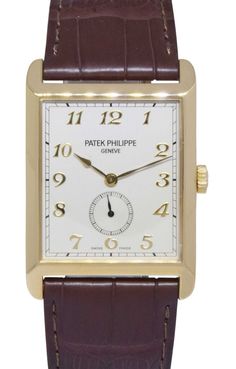 Contact us Have a question? Contact us. Free Shipping Complimentary next day delivery fully insured shipping. BUYER PROTECTION Security guaranteed with eBay buyer protection. Patek Philippe 5109 Gondolo 18k Gold Manual Mens Watch Box/Papers 5109J  Near mint preowned mens Patek Philippe Gondolo 5109J in 18k yellow gold features a silver arabic dial.  Fresh Patek brown leather strap with Patek 18k yellow gold tang buckle. Comes with its Patek carton, folder, and papers as shown. We are a family ow Classic Yellow Gold Watch Accessories With Date Display, Classic Rectangular Watches With Date Display, Classic Watch Accessories With Rectangular Dial And Date Display, Classic Rectangular Watch Accessories With Original Box, Gold Watches With Original Box For Business, Classic White Watches With Original Box, Gold Patek Phillipe, Patek Philippe Rose Gold, Patek Philippe Twenty 4