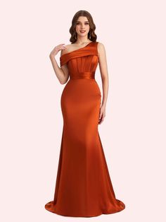 Details Brand:CetimsMaterial: soft satin, pongee.Silhouette: MermaidNeckline: One ShoulderLength: Floor-lengthEmbellishment: NoStraps: StraplessSleeve: SleevelessBack Style: Zipper BackFully Lined: YesBuilt-In Bra: NoBoning: NoSize: General, PlusModel's Dress Size: US2 Which Bust 33'', Waist 26.5'', Hip 36.5'', Height 69'' with shoesSize:Only error is less than 1'' between your real measurements (bust, waist, hip: biggest part of hip, hollow to floor with shoes on) and standard size, then choose Sleeveless Satin Finish Bridesmaid Dress For Wedding, Sleeveless Satin Bridesmaid Dress For Wedding, Sleeveless Satin Finish Bridesmaid Dress, Satin Bridesmaid Dress With Fitted Bodice For Banquet, One-shoulder Satin Evening Dress For Wedding, One Shoulder Satin Dress For Wedding, One-shoulder Satin Dress For Wedding, Satin One-shoulder Dress For Wedding, Fitted Satin Finish Bridesmaid Dress