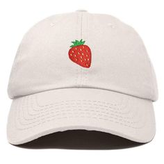 PRICES MAY VARY. Embroidered Strawberry Design Classic Dad Cap Adjustable strap for the perfect fit Adult unisex sizing Embroidered in the USA Stay sweet and stylish. Delight in berry beauty with our Strawberry Cap! Summer is baseball hats season—meaning you need to find the perfect cap for some shade. Made with lasting quality, Dalix hats are made with natural, comfortable 100% cotton twill which is soft on the skin and light weight. Classic dad cap fit for a go-to wardrobe staple. This is one Senior Jackets Patches, Baseball Hat Women, Embroidered Strawberry, Strawberry Hat, Strawberry Design, Health Conscious, Strawberry Fruit, Cute Strawberry, Dad Cap