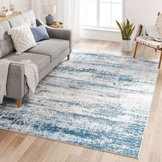 PRICES MAY VARY. [Modern Abstract Area Rug] - Add a pop of color to your home with these contemporary area rugs. Featuring an eye-catching textured gradient, presented in hues of blue, green, gray and white, these carpets can go with any home décor and be used as living room rug, hallway rug, entryway rug, bedroom carpet, kitchen rug, laundry room mat, indoor yard/balcony floor mat, etc. [Cozy Faux Fur Rug] - Sink your feet into the ultra soft fluffy rug, feel like you're walking on clouds. Mach Big Carpet, Modern Abstract Print, 5x8 Area Rugs, Indoor Carpet, Fluffy Rug, Rugs For Living Room, Coastal Blue, Carpet Stains, Rug Stain