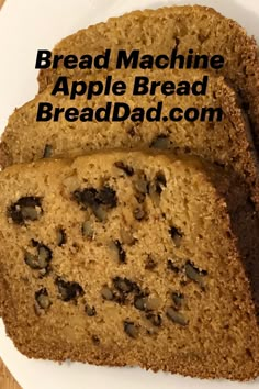 Sliced bread machine apple bread Bread Dad Recipes, Bread Machine Quick Bread Recipes, Winter Breads, Applesauce Bread