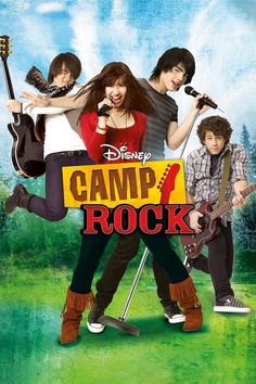 the poster for camp rock is shown