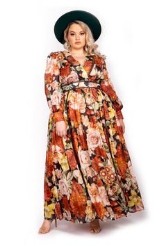 Autumn Queen Fall Maxi Dress Outfit, Church Outfit Plus Size, Plus Size Wedding Guest Outfit, Autumn Queen, Fall Maxi Dress, Curvy Boho, Desert Chic, Plus Size Maxi Dress, Bride Outfits