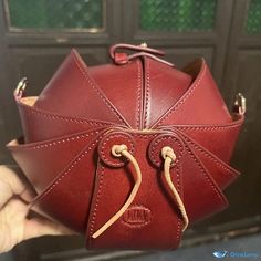 OrcaJump - Premium Genuine Leather Creative Ball Handbag - Available in 5 Elegant Colors: Red, Green, and more Elegant Colors, Art Bag, Red Green, Genuine Leather, Handbags, Green, Red, Leather, Color