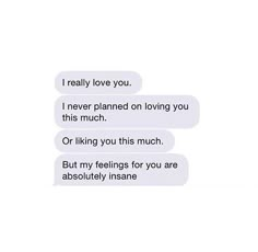 two texts that say i really love you