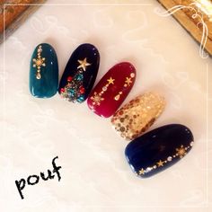 Nail Art Noel, Japanese Nail Art, Nails Christmas, Winter Nail Art, I Love Nails, Xmas Nails, Beautiful Nail Designs