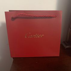 Cartier Bag New Perfect For Gifting Red Shoulder Bag With Original Box For Daily Use, Red Shoulder Bag For Daily Use With Original Box, Red Bag For Everyday Use, Cartier Gift, Cartier Bag, Leather Briefcase Bag, Business Briefcase, Cartier Men, Brown Leather Wallet