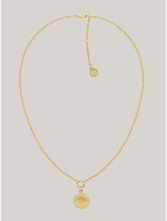 Tommy Hilfiger women's necklace. Subtly chic and totally timeless, our gold-tone stainless steel necklace features a pendant with mini crystal accents to add a bit of sparkle to your daily wardrobe.  Material: Gold Plated. Crystals Necklace, Women's Necklace, Women's Shoes Accessories, Steel Necklace, Tommy Hilfiger Women, Stainless Steel Necklace, Watches Jewelry, Crystal Necklace, Accessories Watches