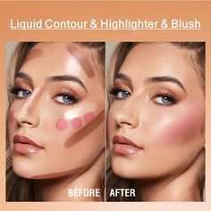 Smudged Makeup, Blush Application, Tutorial Eyeliner, Contouring Makeup, Cream Bronzer, Wholesale Makeup, Too Faced Bronzer, How To Apply Blush, Cream Contour