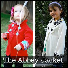 Shwin Designs Abbey Jacket pdf pattern $9.00 Girls Jacket Pattern, Kids Clothing Rack, Kids Clothes Patterns, Jacket Sewing, Dubai Tour, Sewing Kids Clothes, Fall Winter Jacket, Perfect Jacket