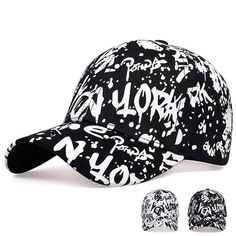 Make a statement with our men's black & white letter graffiti snapback hat. featuring a classic street/urban fashion style, this cotton hat is perfect for any look. get yours today and show your style! Retro Letters, Spring Hats, Baseball Caps Fashion, Hip Hop Hat, Elegant Man, Estilo Hip Hop, Sport Hat, Cotton Hat, Womens Baseball Cap