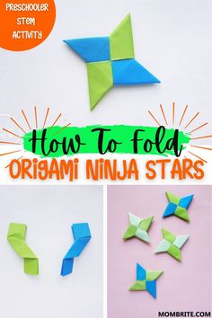 how to fold origami ninja stars with instructions for beginners and advanced students