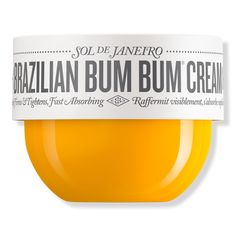 2.5 oz Brazilian Bum Bum Refillable Body Cream - Sol de Janeiro | Ulta Beauty Selenium Rich Foods, Brazilian Bum Bum Cream, Bum Bum Cream, Cupuacu Butter, Daucus Carota, Hydrating Cream, Cream Lotion, Skin Tightening, Body Butter