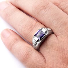 Metal: Sterling Silver Purity: 925 (hallmarked)Gemstone: 2.80 ctCut: Square FacetedSize: 7x7 mm (0.3"x0.3")Setting Type: Semi BezelAccent Stones: DiamondsCarat Total Weight: 0.04Setting Type: Pave Cut/Color/Clarity: Good/H/VS1 Band Width: 5mm (0.2") wide across the underside ---------------------- This bold, masculine men's ring is sure to impress. A refined square-cut gemstone is complimented by 4 natural diamonds. The ring is crafted in solid sterling silver and is accented by an interesting r Masculine Men, 925 Silver Ring, Square Cut, Men's Ring, 925 Silver Rings, Diamond Stone, Cut And Color, Citrine, The Band