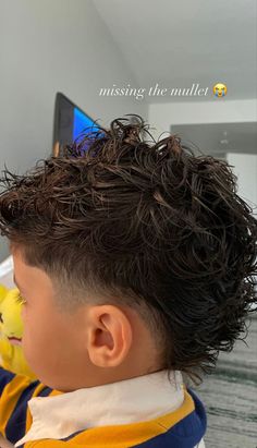 Mullet On Boys, Long Hair Cuts For Toddler Boys, 2 Year Boy Haircut, Haircut For 3 Year Boy, Curly Hair Toddler Hairstyles Boy, Mexican Boys Haircut, Curly Hair Cuts Boys Kids, Haircuts For 1 Year Boy, Modern Mullet Toddler Boy