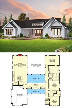 the floor plan for this house is very large and has lots of space to put in it