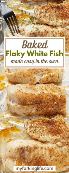 baked flaky white fish made easy in the oven