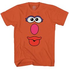 PRICES MAY VARY. Color: Texas Orange Size: Adult Men's Fit: Standard, can also be worn by women who prefer a looser fit. Show your love for the classic childhood toy. Officially licensed apparel and high-quality prints make it the perfect gift for any fan. Whether it be for an achievement, Halloween, Christmas or a birthday. If you're looking for an easy way to dress up as Mr and Mrs Potato, but you still want to be comfortable, then this simple shirt is an easy choice. The shirt comes in a Texas orange color and features printed graphics on the front. Just pair it up and you've got the perfect couples costume for your next Halloween party. This standard fit tee is made of 100% cotton. Be sure to check out our Size Chart to get an idea of the average size and dimensions of this Mr and Mrs Potato Head Costume, Potato Face, Mrs Potato Head, Couples Costume, Potato Heads, Potato Head, Orange Texas, Costume Shirts, T Shirt Costumes