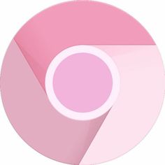 a pink circular object with a white circle in the middle and a light pink center