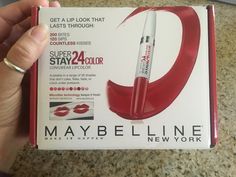 Maybelline SuperStay 24 Maybelline Superstay Lipstick, Maybelline Super Stay, Under Pressure, Maybelline, Lip Colors, Lips