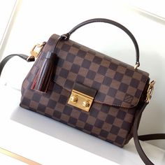 Brown leather is genuine French A-grade quality, hand-painted edge details are very delicate.

Size: 24.5x24.2x9 Louis Vuitton Croisette, Louis Vuitton Yayoi Kusama, Louis Vuitton Capucines, Large Cosmetic Bag, Lv Purse, Medium Handbags, Louis Vuitton Pochette, Coach Shoulder Bag, Lv Handbags