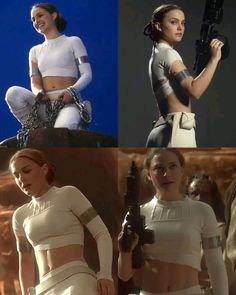 Natalie Portman in Star Wars:Epsiode II-Attack of the Clones. Star Wars Natalie Portman, Padme Arena Outfit, Natalie Portman Star Wars Padme, Star Wars Costumes For Women Padme, Padme Attack Of The Clones, Padme Clone Wars, Character Day Ideas, Custome Ideas, Natalie Portman Star Wars