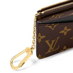 LOUIS VUITTON® - Card Holder Recto Verso - Monogram Noir Lv Keychain Wallet, Louis Vuitton Wallet Aesthetic, Louis Vuitton Key Ring, Gucci Card Holder, Folded Notes, Louis Vuitton Keychain, Card Pouch, Bottega Veneta Shoulder Bag, Luxury Wallet