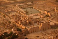 an aerial view of the ancient city of palmyran