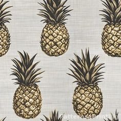 a pineapple pattern on a white background