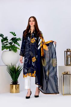 Brand:Z.S Textiles Fabric:Printed Charmuse Silk Shirt Dupatta Size:Unstitched Fabric / Unstitched Dress Material Authenticity Guaranteed – 100% Original Chiffon Dupatta, Dress Material, Silk Shirt, Textile Fabrics, Pakistani Dresses