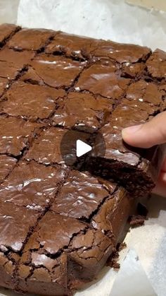 @whathefani on Instagram: "Try this ultimate brownie recipe and taste the goodness! 🍫

Ingredients 

* 1 1/2 cups (255 g) dark/milk chocolate, ( finely chopped)

*  12 tablespoons (170 g) unsalted butter, (cut into 12 pieces)

*  1 cup (85 g) unsweetened dark (Dutch process) cocoa powder

*  4 large eggs, (room temperature)

*  1 cup (200 g) granulated sugar

*  3/4 cup (165 g) light brown sugar, (packed)

*  1 tablespoon (13 g) freshly brewed espresso, (or strong coffee (or 1 teaspoon espresso powder))

*  1 tablespoon (13 g) real vanilla extract

*  1 teaspoon sea salt

*  1 cup (135 g) all-purpose flour

Instructions 

1. Preheat the oven to 350°F (177°C).
Grease a 9 x 13-inch (23 × 33-cm) baking dish and line with parchment paper, letting the excess fall over the sides.

2. In a mediu