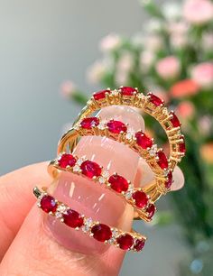 Model Number: RRE1PGX103 18K Gold Ruby Ring Available: Yellow and White Gold Metal Stamp: 18k Au750 Metals Type: 18K Gold Weight/g: 1.83 Stone: Material Rubyd/5pc and Weight/ct 0.61 Side Stone: Diamond and Weight/ct 0.06 Metal Color: Yellow Gold Setting Type: Prong Setting Gender: Unisex Fine Gold Ruby Ring, Ruby Ring Gold, Gold Beauty, Stone Material, Yellow Gold Setting, Fine Jewelry Designers, Jewelry Repair, 14k Gold Ring, Jewelry Companies