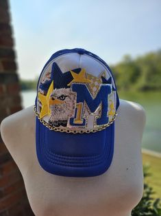 Customizable COLLEGE/PRO Trucker Hats see Personalization Area Below - Etsy Nov 1, Trucker Hats, Trucker Cap, Trucker Hat, Ships, Baseball, Hats