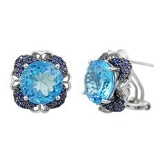 Earrings White Gold 14 K (Matching Ring Available) Blue Sapphire 72-Round 57-0,59-4/2C Topaz 2-Round-8,3 (1)/1A Weight 7.07 grams With a heritage of ancient fine Swiss jewelry traditions, NATKINA is a Geneva based jewellery brand, which creates modern jewellery masterpieces suitable for every day life. It is our honour to create fine jewelry, and it’s for that reason that we choose to only work with high-quality, enduring materials that can almost immediately turn into family heirlooms. From our Blue Topaz Multi-stone Earrings, Blue Round Cluster Earrings For Formal Occasions, Anniversary Blue Topaz Multi-stone Earrings, Anniversary Multi-stone Blue Topaz Earrings, Sapphire Blue Topaz Round Earrings, Fine Jewelry Blue Topaz Round Earrings, Blue Clip-on Earrings Fine Jewelry, Formal Round Topaz Earrings, Blue Topaz Blue Earrings